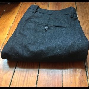 Gap charcoal wool slim fit dress pants